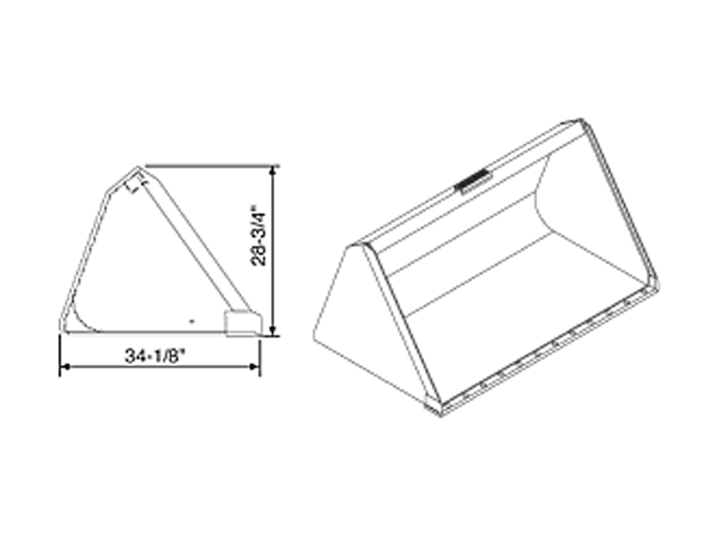 ATI 700 Series Utility Bucket Universal mount