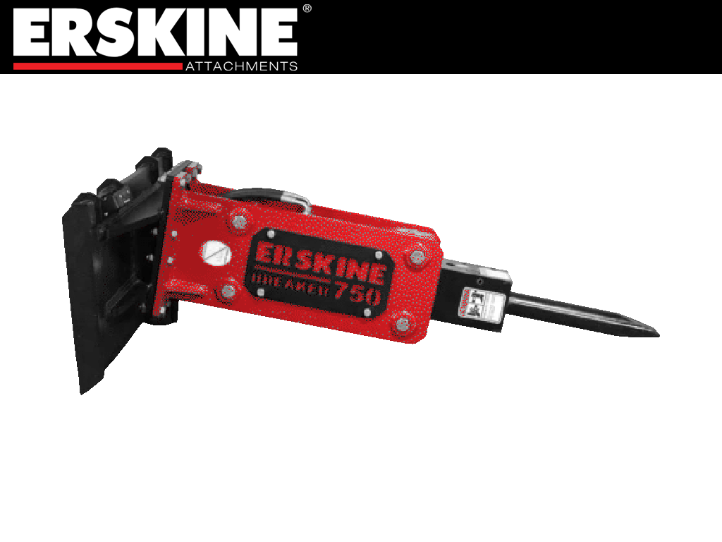 ERSKINE hydraulic breaker for excavators