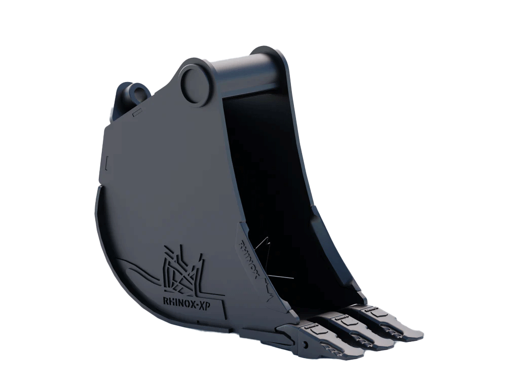 RHINOX Tag / CP / Wain Roy Quick Hitch Dirt Buckets for 14000 to 18000 Lbs. Machines (1.75" T-pin)