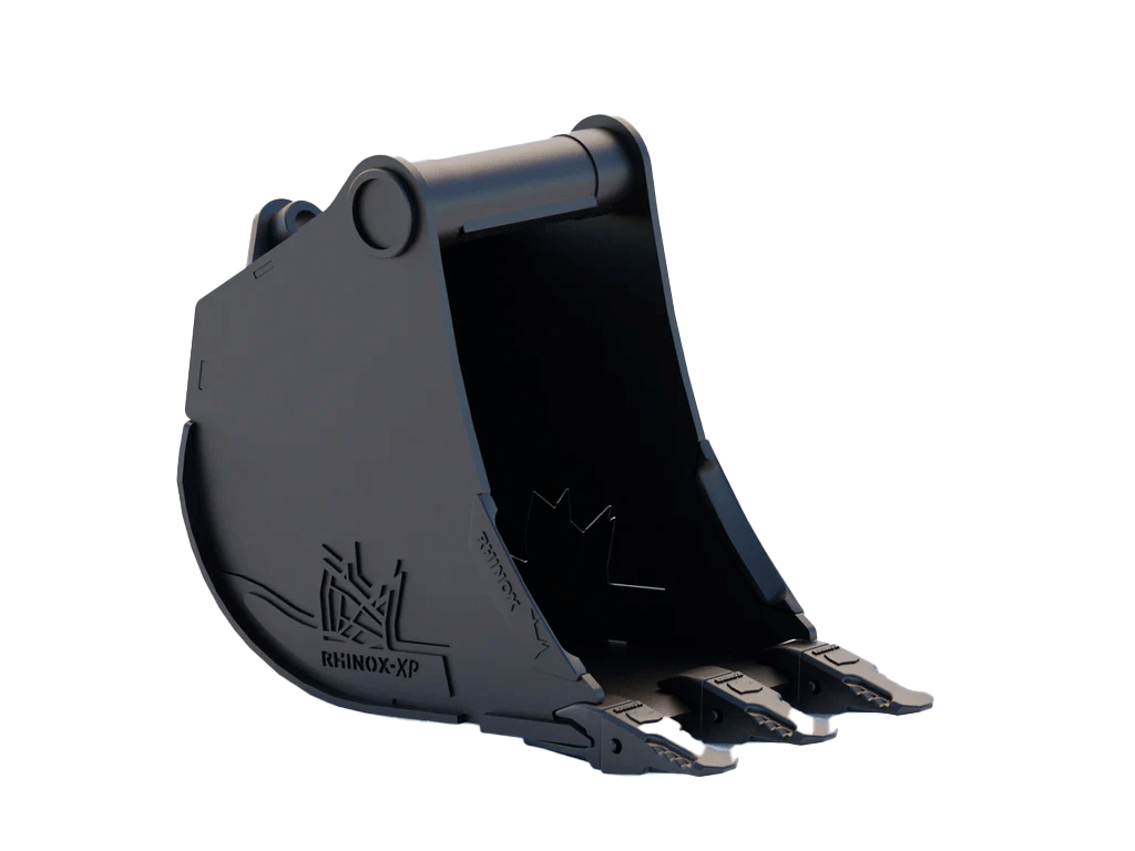 RHINOX Tag / CP / Wain Roy Quick Hitch Dirt Buckets for 14000 to 18000 Lbs. Machines (1.75" T-pin)