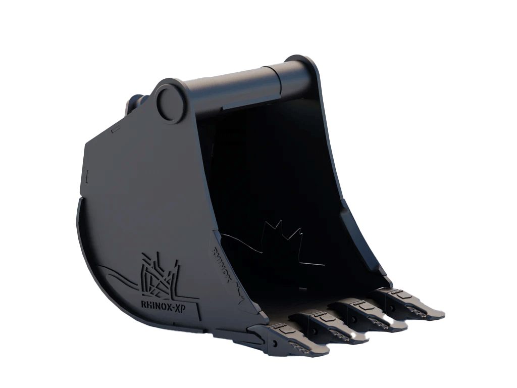 RHINOX Tag / CP / Wain Roy Quick Hitch Dirt Buckets for 14000 to 18000 Lbs. Machines (1.75" T-pin)
