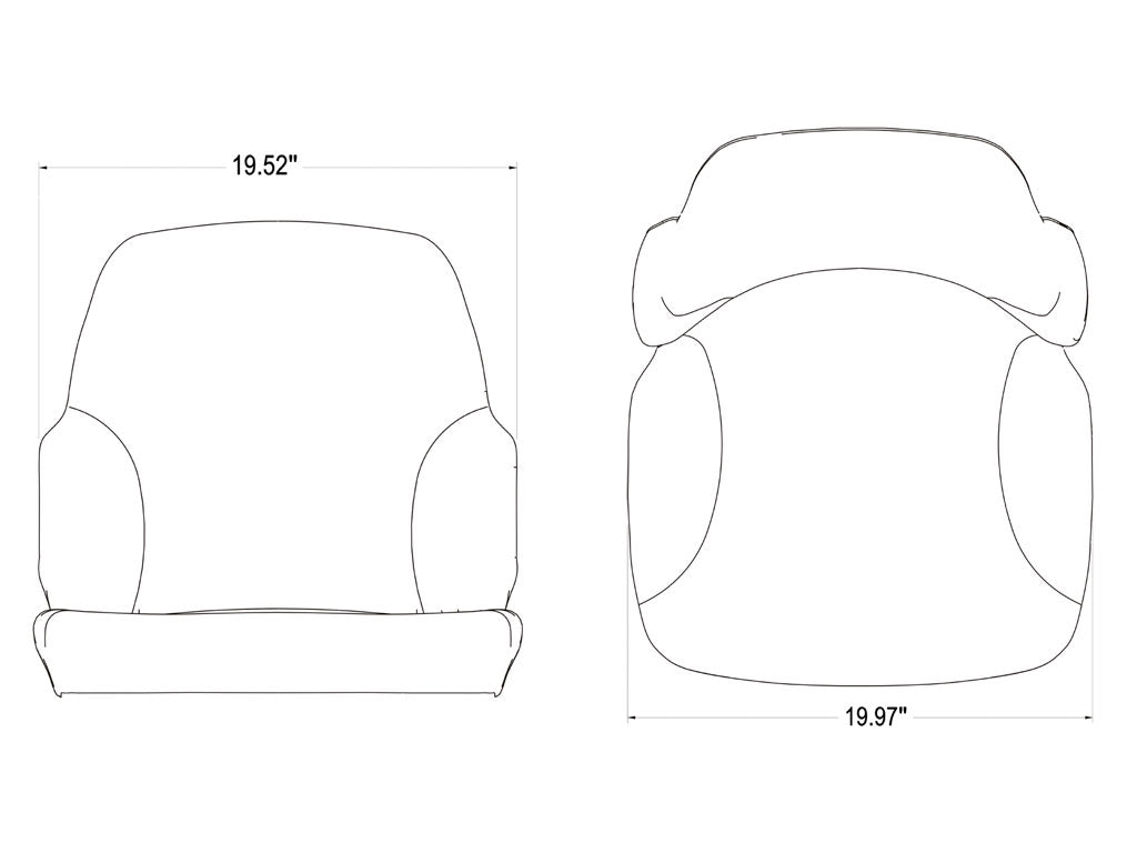 Bobcat/John Deere Skid Steer Seat Cushion