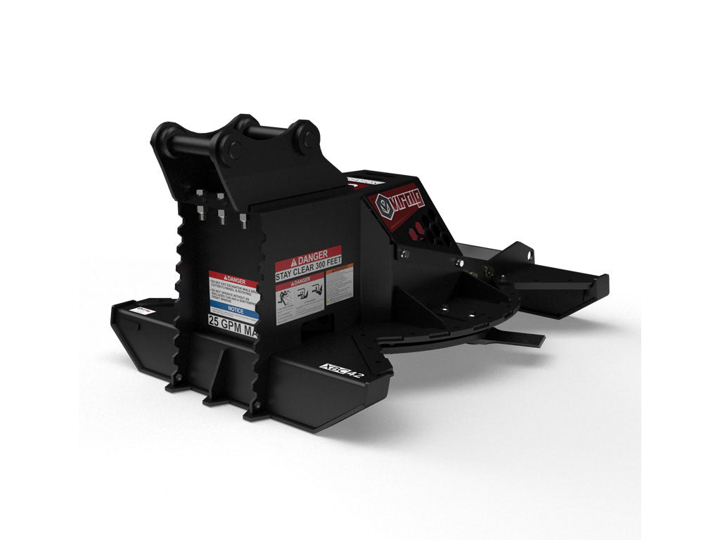 VIRNIG X30 42" rotary brush cutter for excavator