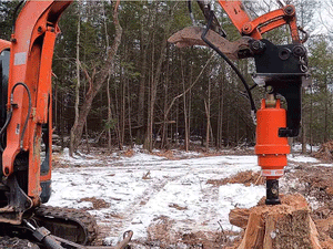 ETERRA auger drive for excavator