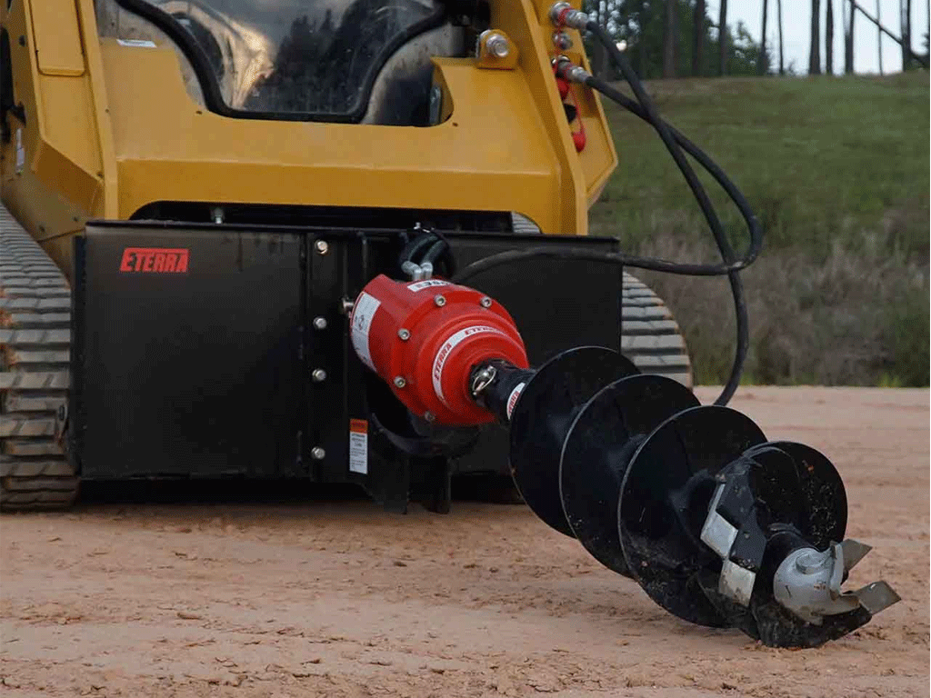 ETERRA auger drive for skid steer