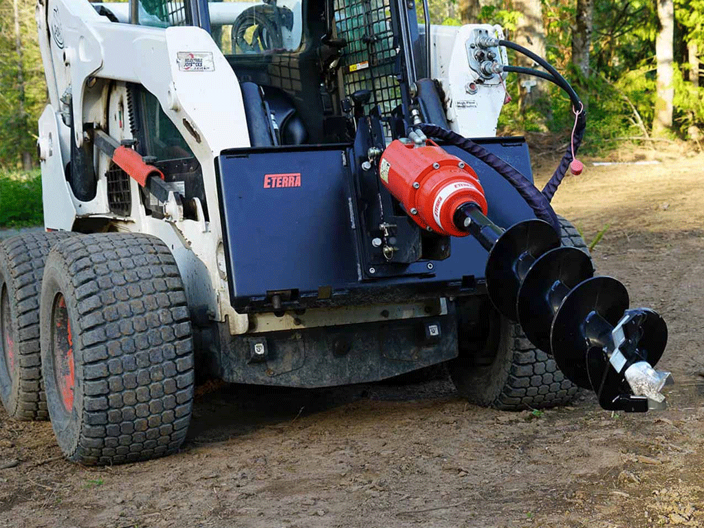 ETERRA auger drive for skid steer