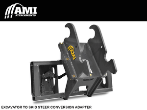 AMI Excavator to skid steer conversion adaptor