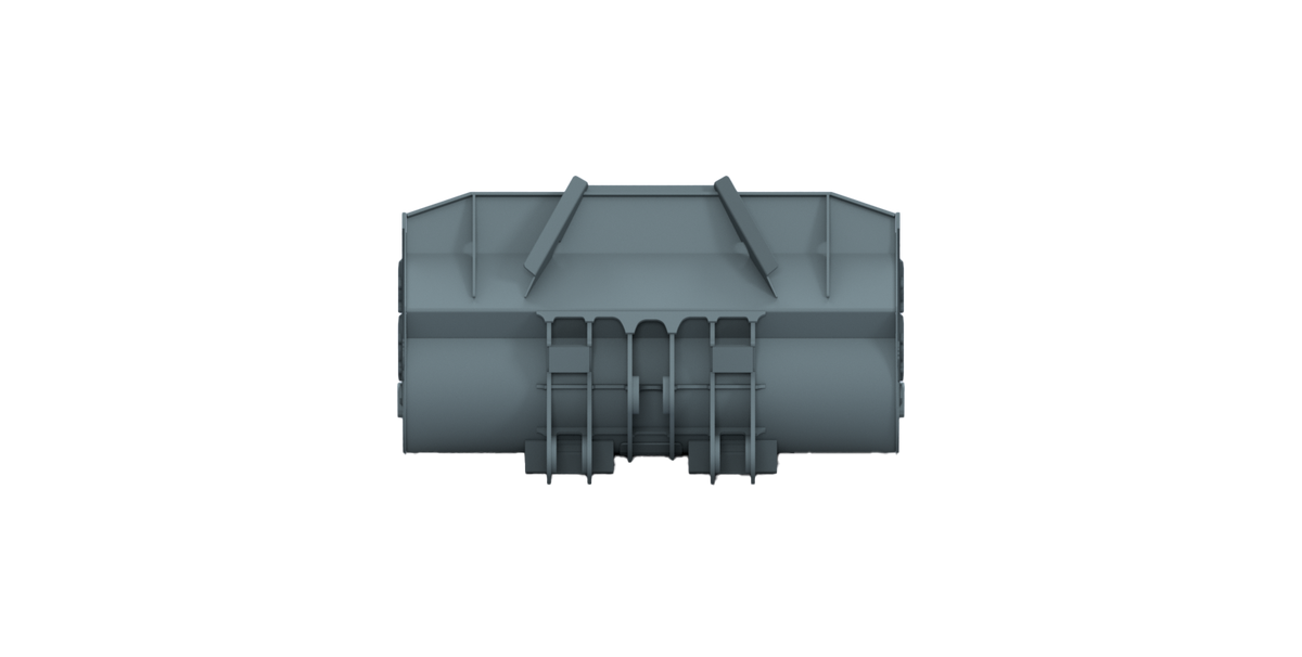 WERK-BRAU Two-Pass Bucket for Wheel loaders 43,000 - 51,000 lbs. (class 5)