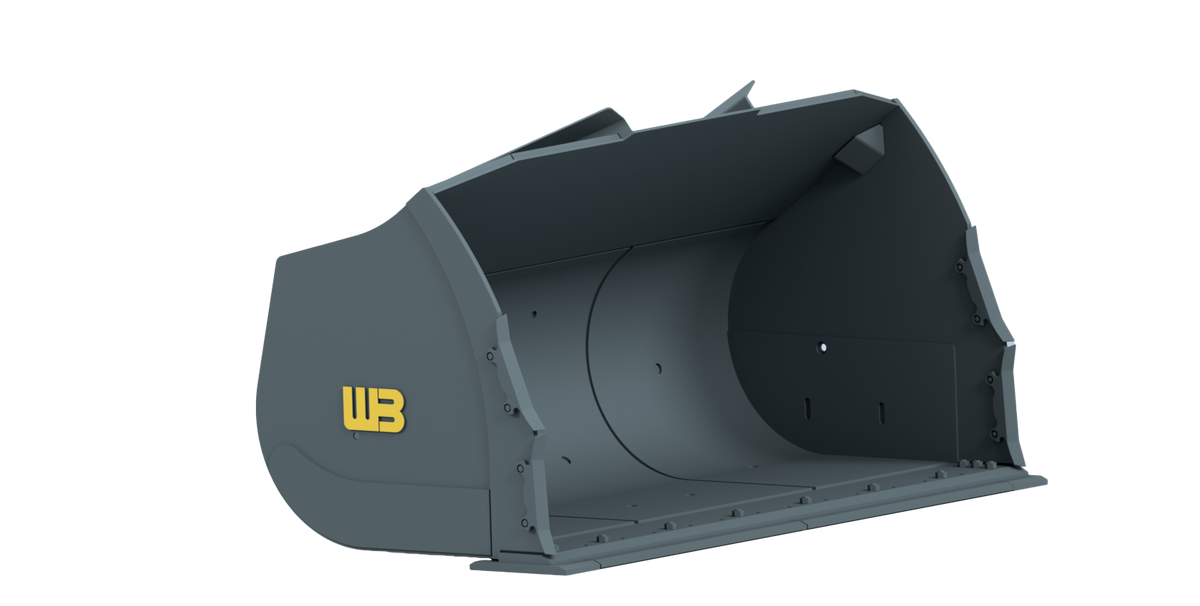 WERK-BRAU Two-Pass Bucket for Wheel loaders 43,000 - 51,000 lbs. (class 5)
