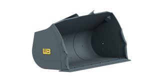 WERK-BRAU Two-Pass Bucket for Wheel loaders 43,000 - 51,000 lbs. (class 5)