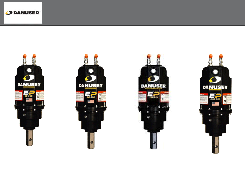 DANUSER EP auger systems for mini loaders