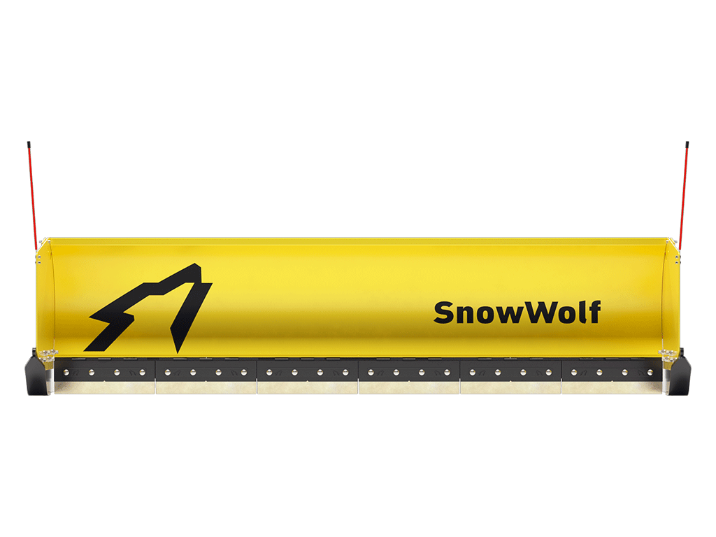 SnowWolf Apex Pusher XT (APXT) for backhoe loaders and compact wheel loaders