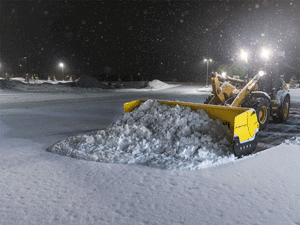 SnowWolf Apex Pusher XT (APXT) for backhoe loaders and compact wheel loaders