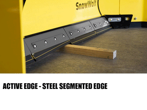 SnowWolf Apex Pusher XT (APXT) for backhoe loaders and compact wheel loaders