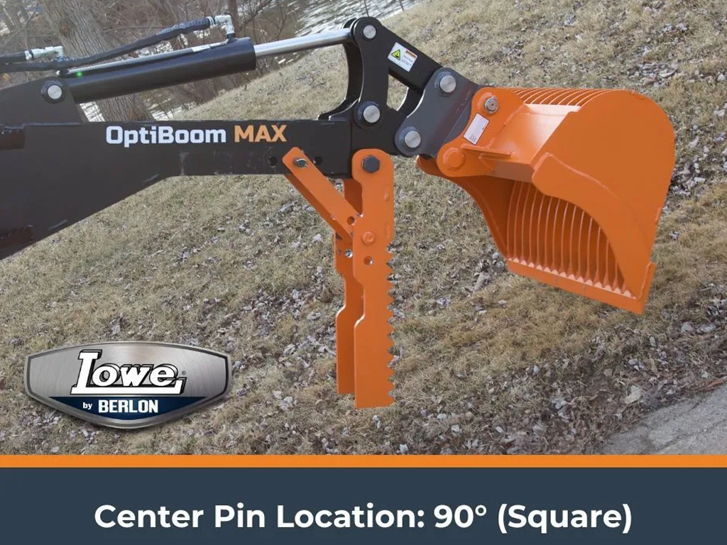 BERLON / LOWE Optiboom Max for skid steer loader