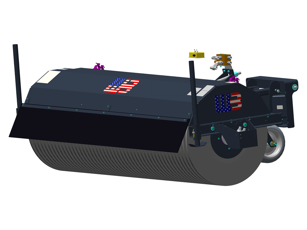 WERK-BRAU Backhoe loader Angle Broom