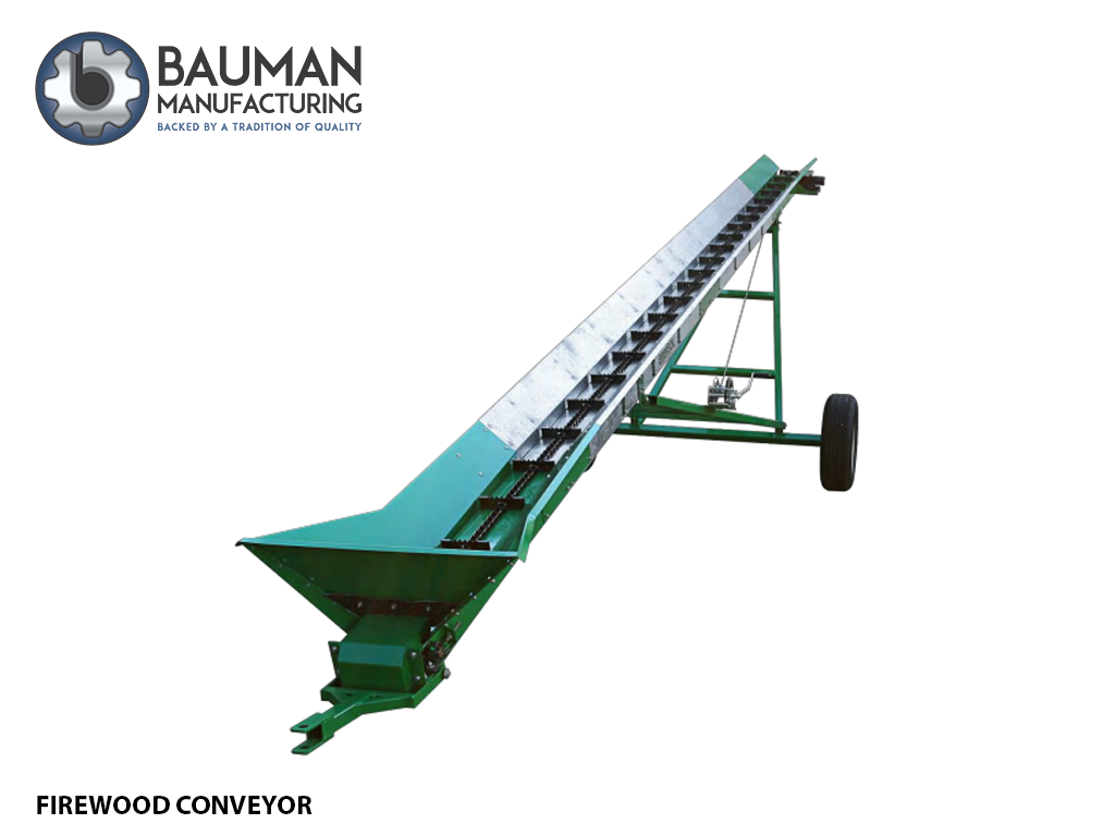 Bauman Manufacturing Firewood Conveyor