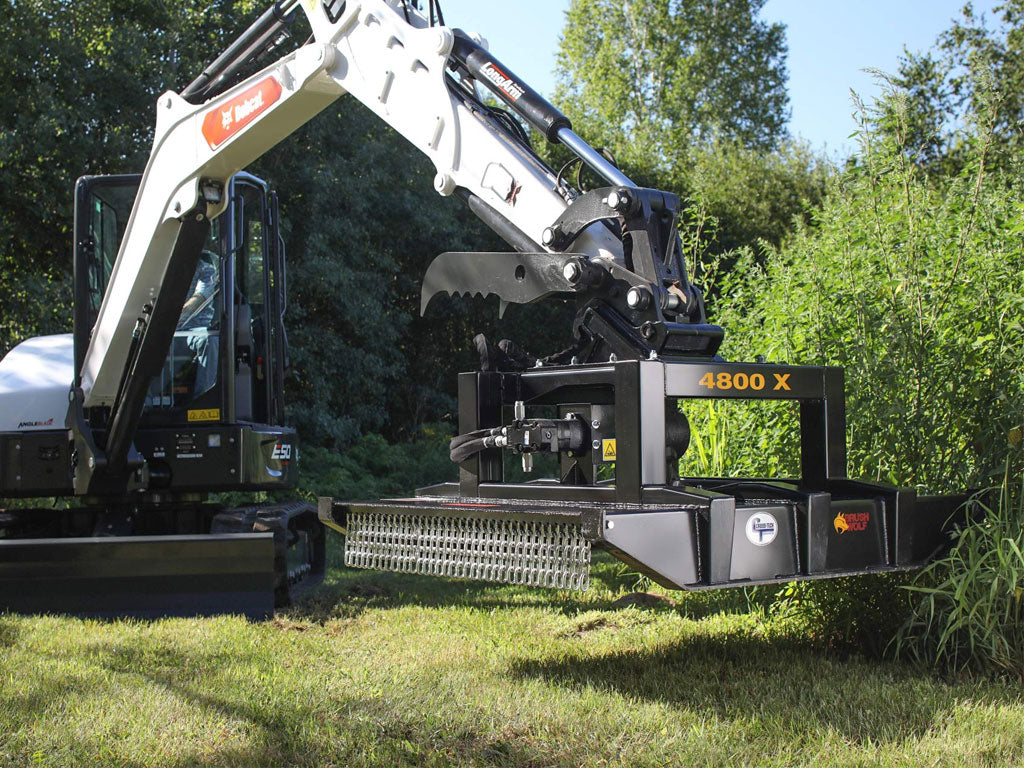 BRUSH WOLF standard duty brush cutter for mini excavators