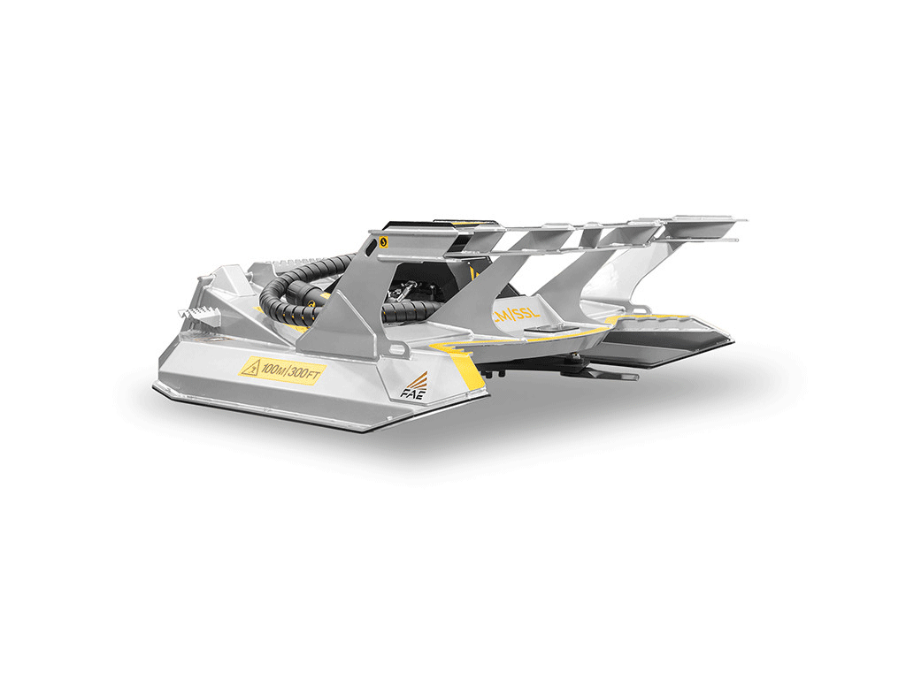 FAE Rotary Brush Cutter for skid steer loaders