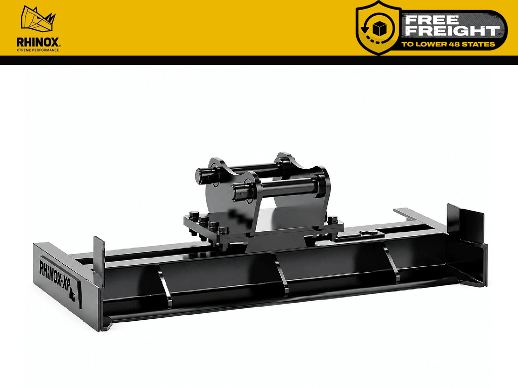 RHINOX grading beam attachment for excavators