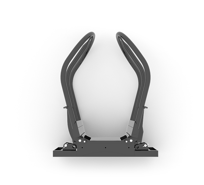 HLA Square and Round Bale Grapple for Skid Steer