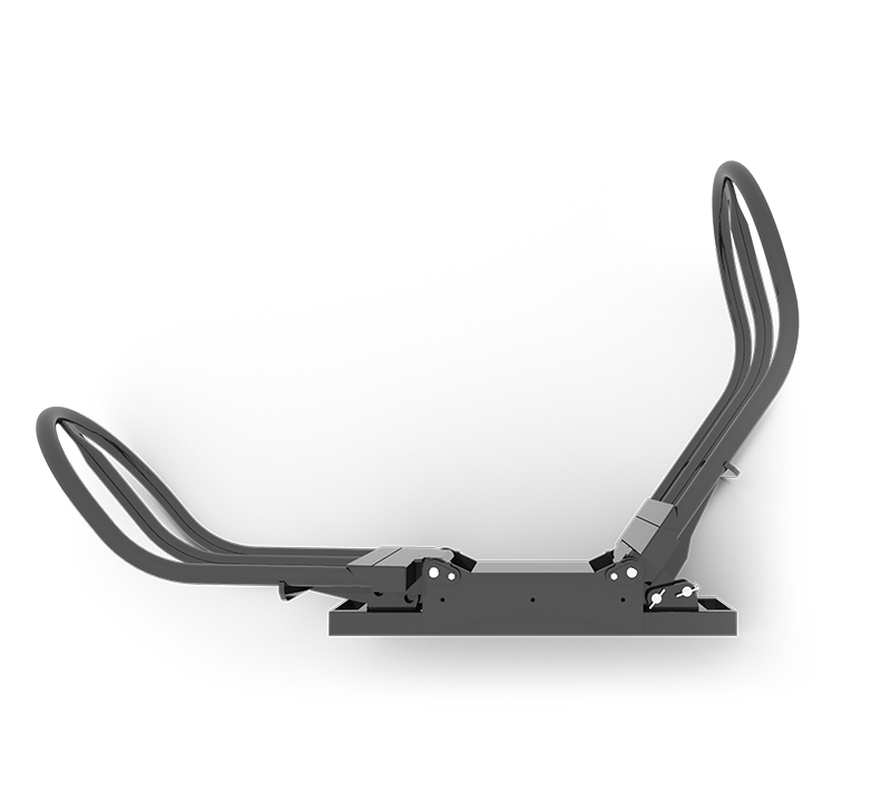HLA Square and Round Bale Grapple for Skid Steer