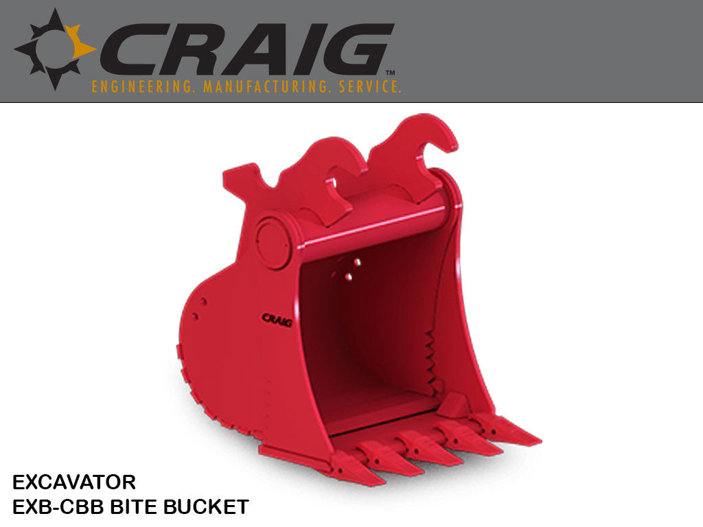 CRAIG 4-n-1 bite bucket 8MT TO 20MT machines