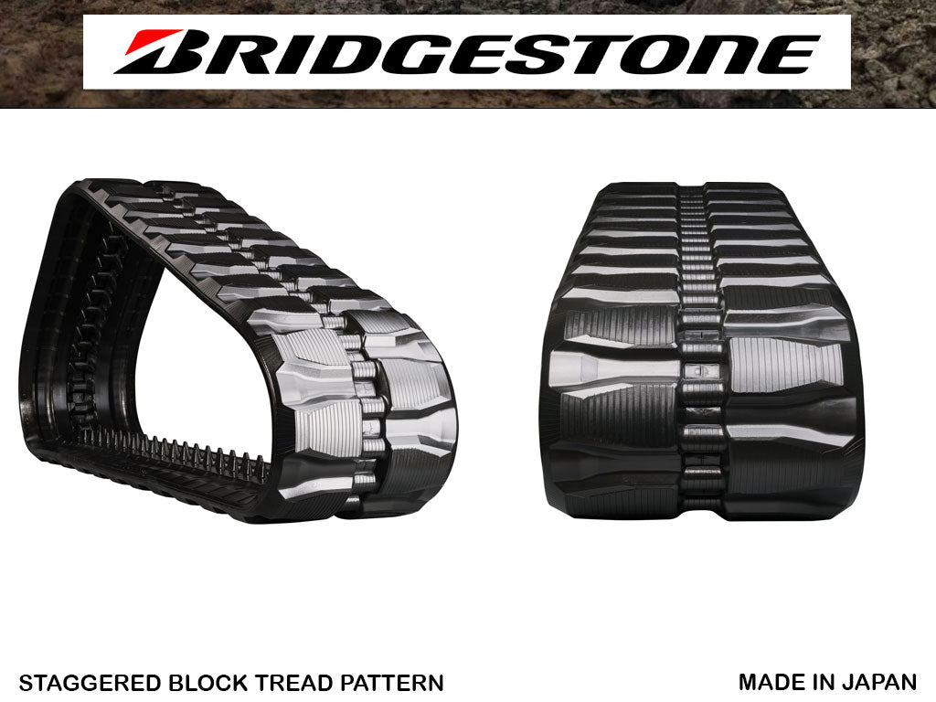 Block Tread BRIDGESTONE rubber tracks 320x53x86KF Block tread