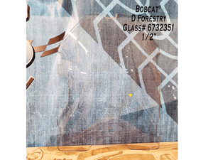 BOBCAT D Series polycarbonate replacement windshield