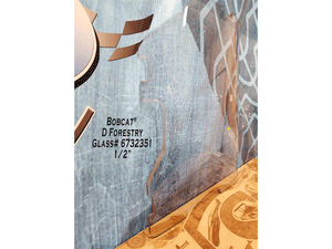 BOBCAT D Series polycarbonate replacement windshield