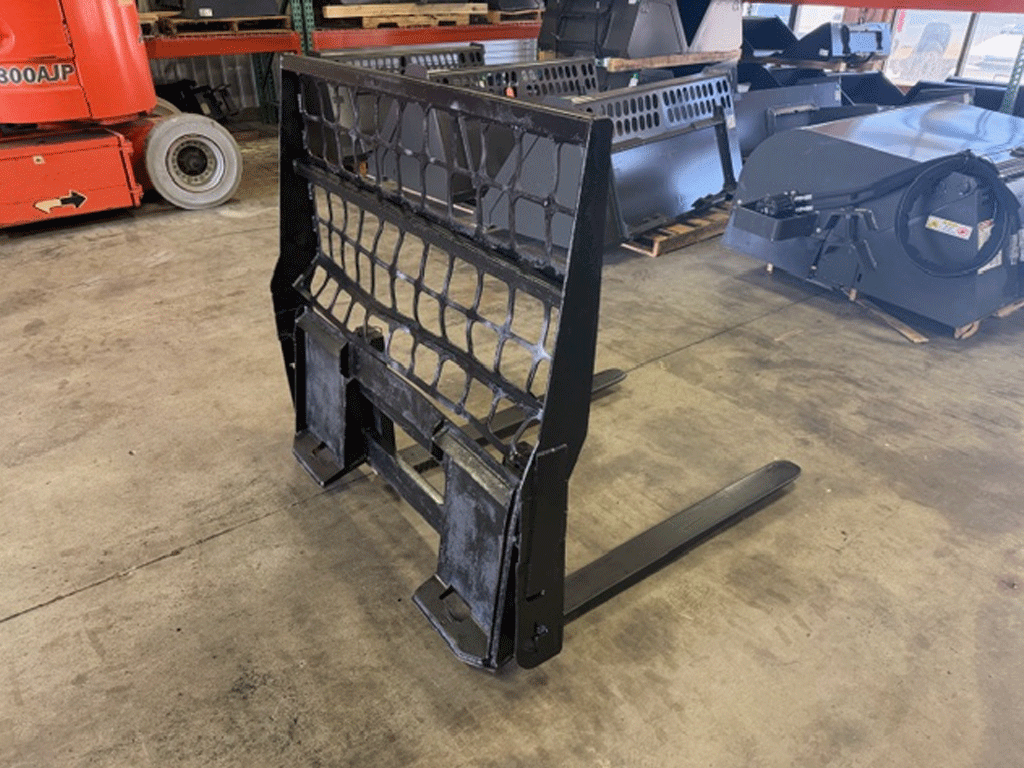 Used Bobcat Brand Pallet forks with X-Large Spill Guard
