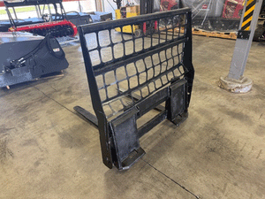 Used Bobcat Brand Pallet forks with X-Large Spill Guard