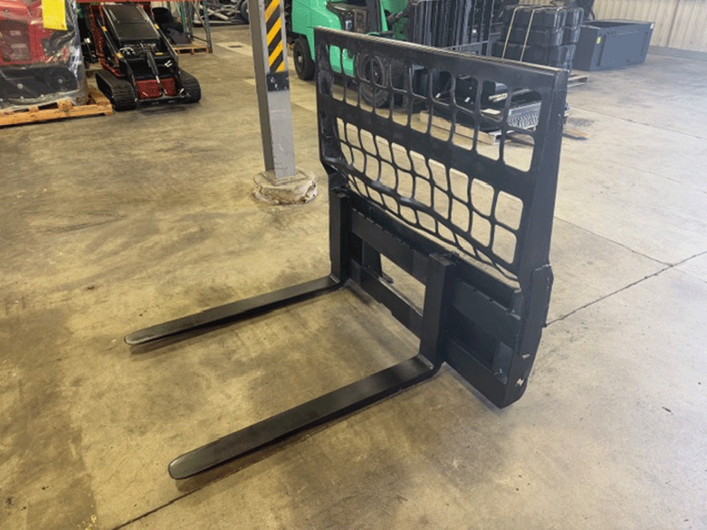 Used Bobcat Brand Pallet forks with X-Large Spill Guard