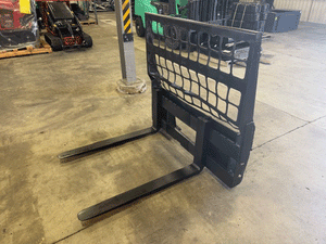 Used Bobcat Brand Pallet forks with X-Large Spill Guard