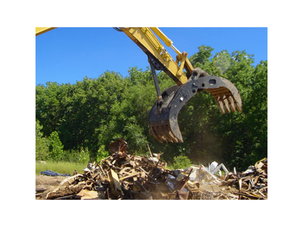 WERK-BRAU box style grapple for 24,000 -33,000 lbs Excavators (12MT)