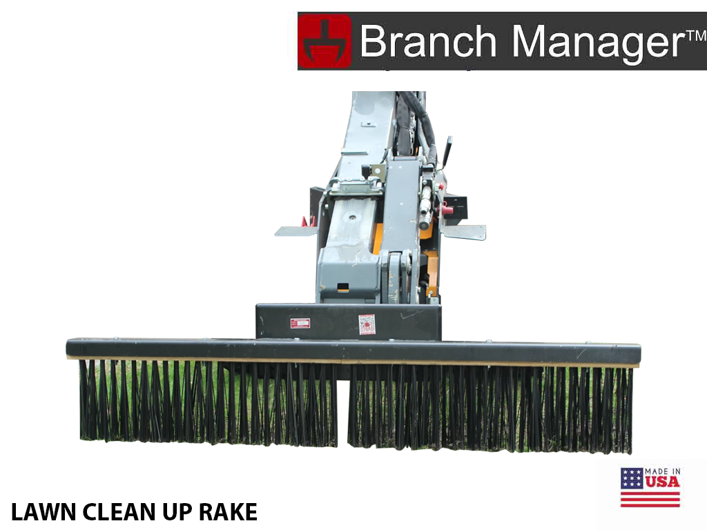 Machine Clean Out Rake Branch Manager Lawn Clean up hitch rake
