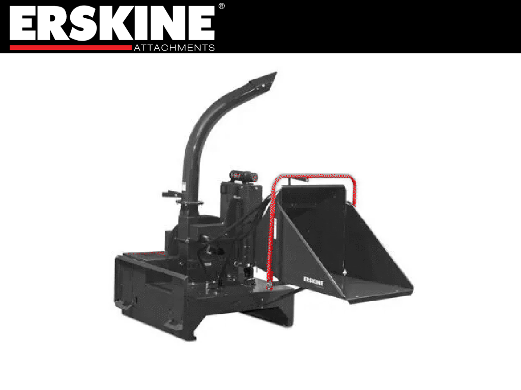 ERSKINE Brush Chipper for skid steer
