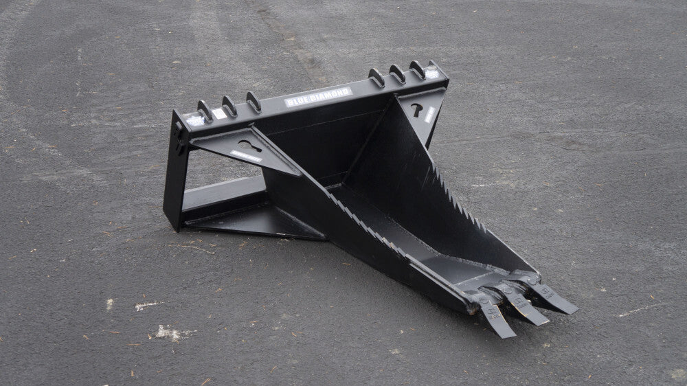 BLUE DIAMOND stump bucket for skid steer