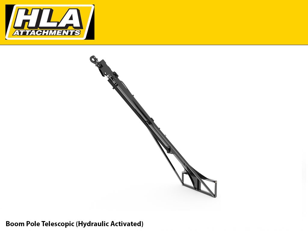 HLA Boom Pole Telescopic (Hydraulic Activated) for Skid Steer