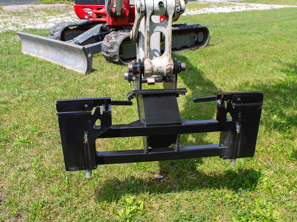 MONGO excavator to skid steer conversion adapter plate for excavators