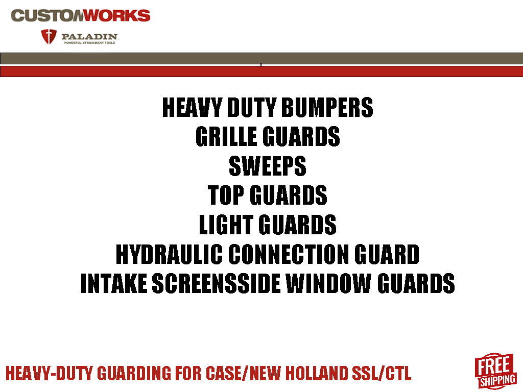 CustomWorks Heavy-Duty Guarding | Case & New Holland Skid Steer