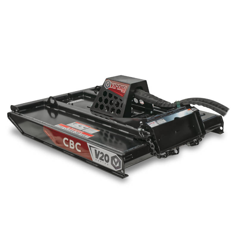 Virnig v20 Mini Skid Steer Closed Front Rotary Brush Cutter