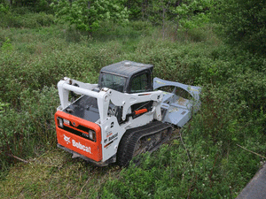 Baumalight CF572 Open Front Rotary Brush Cutter | 72" Skid Steer Brush Mower