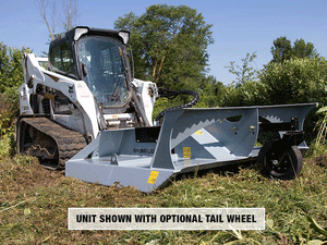Baumalight CF572 Open Front Rotary Brush Cutter | 72" Skid Steer Brush Mower