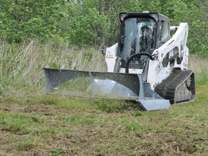 Baumalight CF572 Open Front Rotary Brush Cutter | 72" Skid Steer Brush Mower