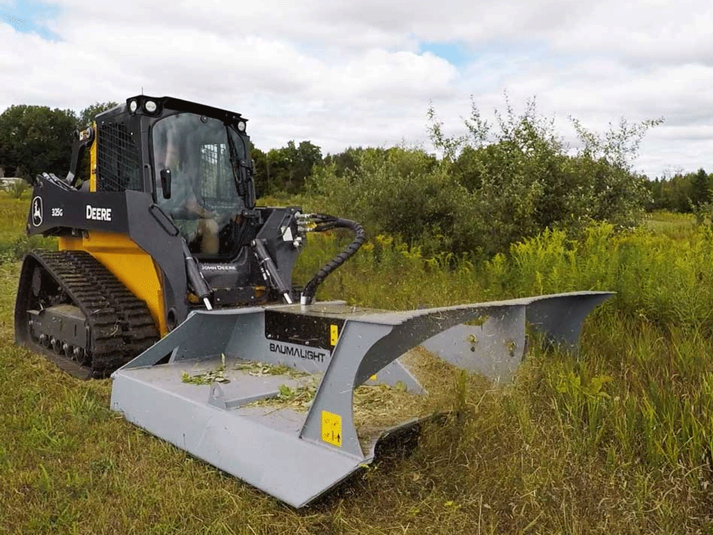 Baumalight CF572 Open Front Rotary Brush Cutter | 72" Skid Steer Brush Mower