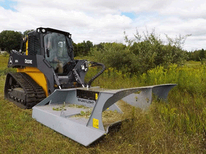 Baumalight CF572 Open Front Rotary Brush Cutter | 72" Skid Steer Brush Mower