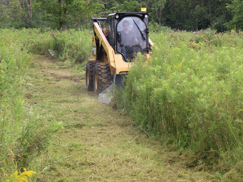 Baumalight CF572 Open Front Rotary Brush Cutter | 72" Skid Steer Brush Mower