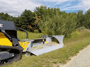 Baumalight CF572 Open Front Rotary Brush Cutter | 72" Skid Steer Brush Mower