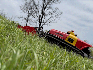 CANYCOM CG750 Remote-Controlled Brush Cutter | 75 HP Tracked Slope Mower with 72.8" Flail Deck